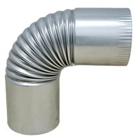 Отвод оцинкованный 90° Ф150