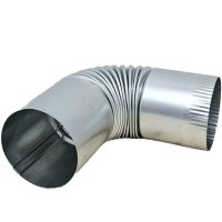 Отвод оцинкованный 90° Ф150
