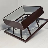 Дымник 395х395 коричневый
